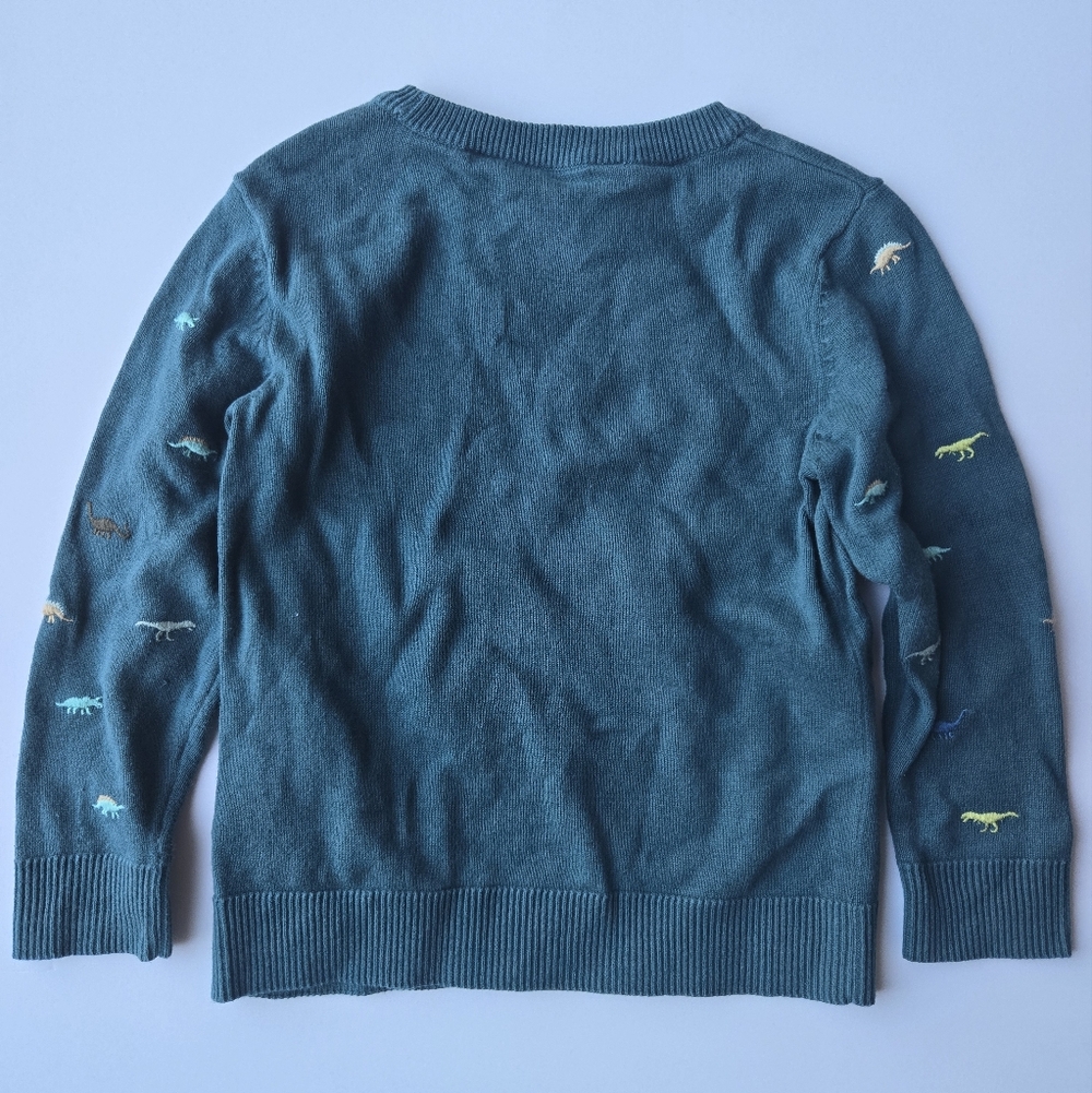 H&M Kids Teal Sweater with Dinosaur Pattern - Picture 9 of 9